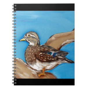 CADERNO ESPIRAL WOOD DUCK