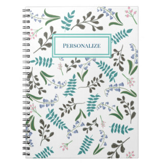 Caderno Espiral Woodland Wildflower Spiral Notebook