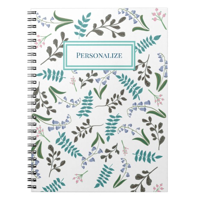 Caderno Espiral Woodland Wildflower Spiral Notebook (Frente)