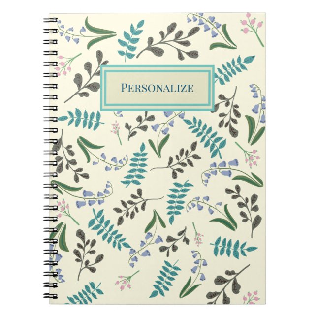 Caderno Espiral Woodland Wildflower Spiral Notebook (Frente)