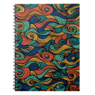 Caderno Espiral Wool Topped paisley