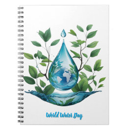Caderno Espiral World Water Day