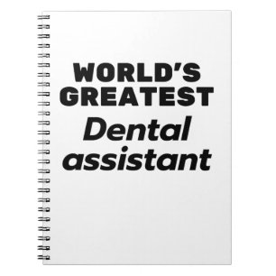 Caderno Espiral World's greatest Dental Assistant