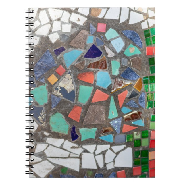 Caderno Espiral Wunderschönes Mosaik für Deine Ideen! (Frente)