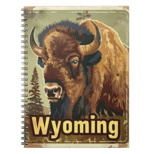 Caderno Espiral Wyoming American Bison