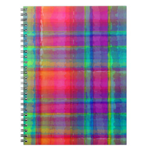 Caderno Espiral Xadrez brilhante