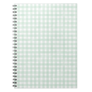 Caderno Espiral Xadrez Clássico Menta