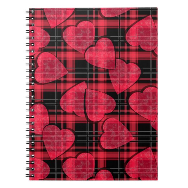 Caderno Espiral Xadrez de amor (Frente)