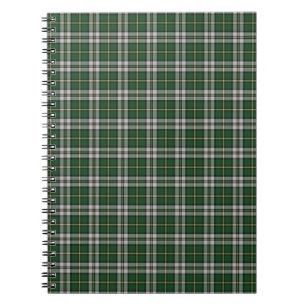 Caderno Espiral Xadrez de tartan bretão do cabo