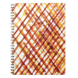 Caderno Espiral Xadrez queimada
