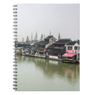 Caderno Espiral Xangai, China, 30 de março de 2017, Wooden Histori