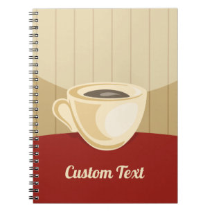 Caderno Espiral Xícara de café