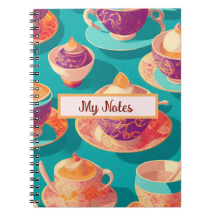 Caderno Espiral Xícara e Pires Inspiram Escola