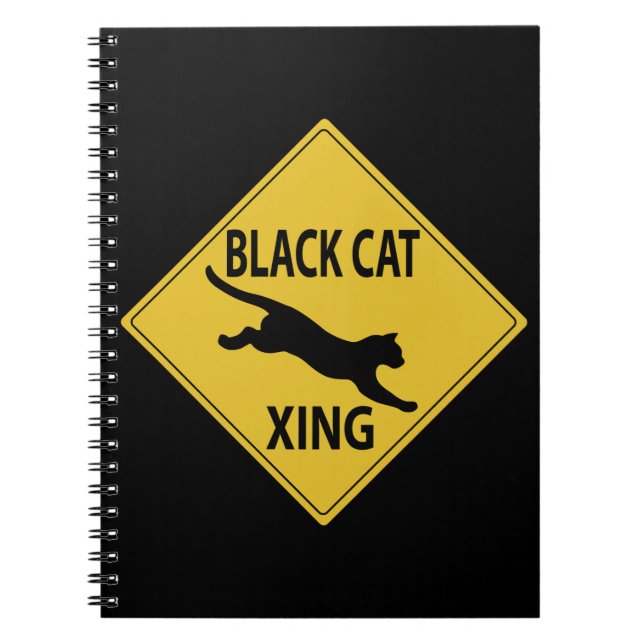 Caderno Espiral Xing de Gato Preto (Frente)