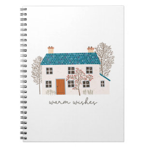 Caderno Espiral Xmas Gift Warm Wish
