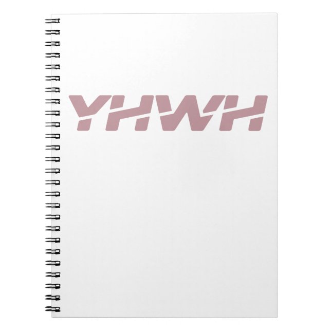 Caderno Espiral Yahweh Dusty Pink Spiral (Frente)