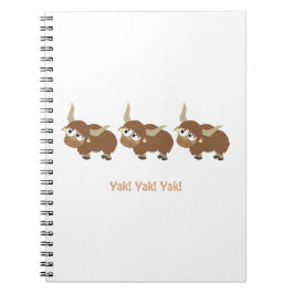 Caderno Espiral Yak Yak Yak, Encantado Encantado Yaks