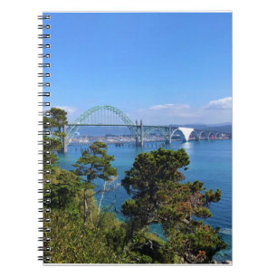 Caderno Espiral Yaquina Bay Bridge, Newport, Oregon