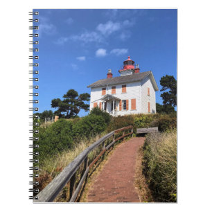 Caderno Espiral Yaquina Bay Lighthouse, Newport, Oregon