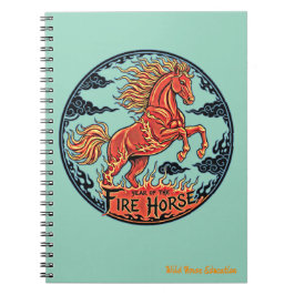 Caderno Espiral Year of the Fire Horse Notebook 2