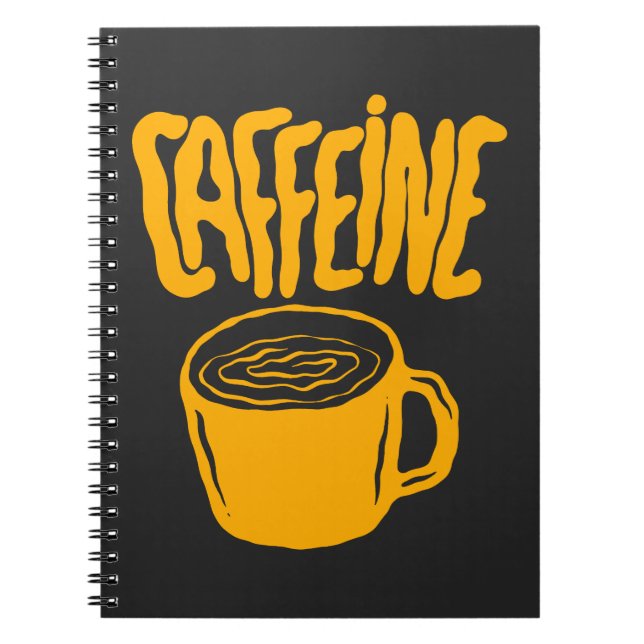 Caderno Espiral Yellow Caffeine (Frente)