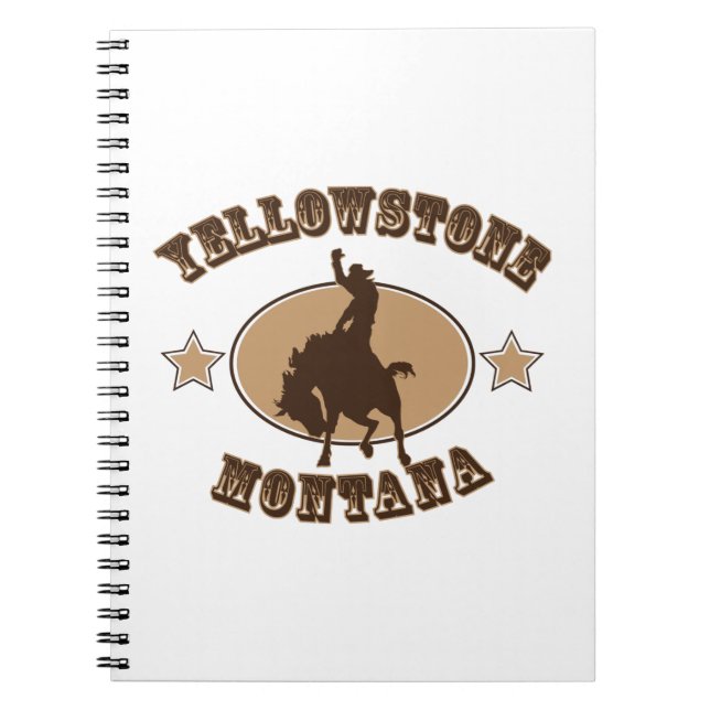 Caderno Espiral Yellowstone Montana (Frente)