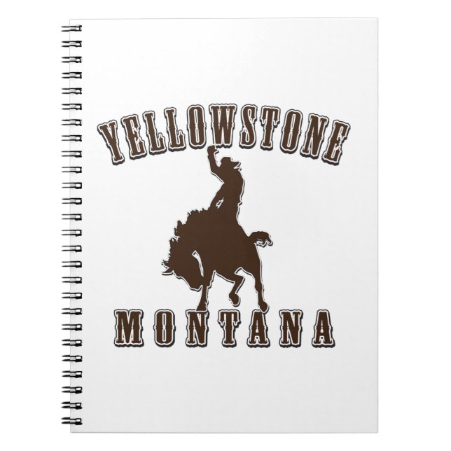 Caderno Espiral Yellowstone Montana (Frente)