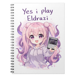 Caderno Espiral Yes I Play Eldrazi – Cute Kawaii MTG Shirt