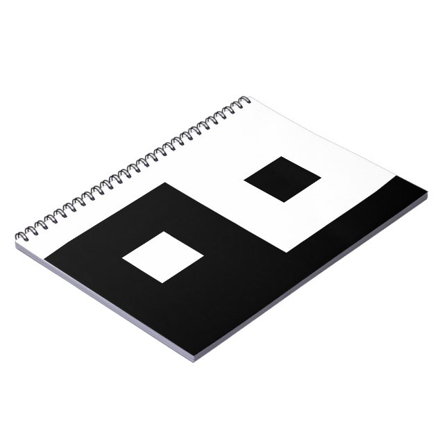 Caderno Espiral Yin Yang Quadrado (Left Side)
