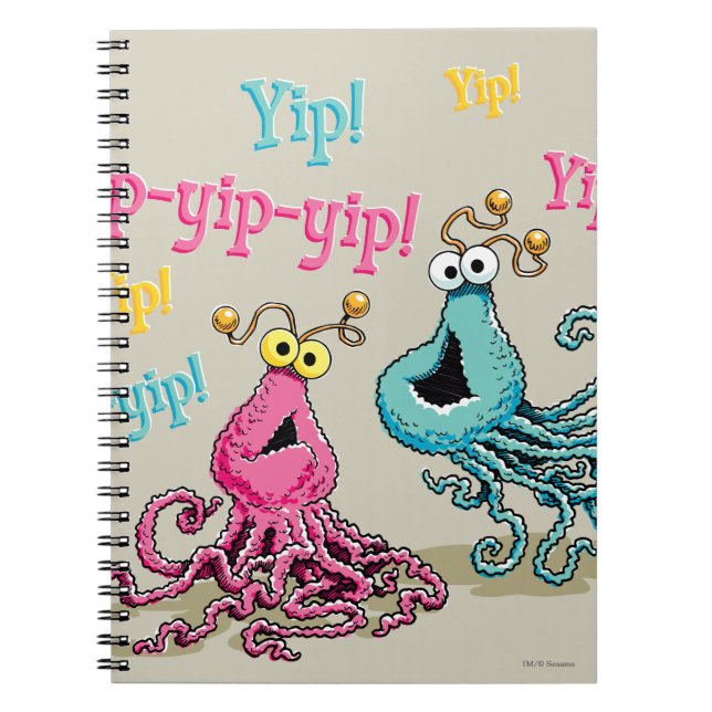 Caderno Espiral Yip-Yips Antigos (Frente)
