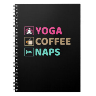 Caderno Espiral Yoga Lover | Lacetes De Café De Yoga