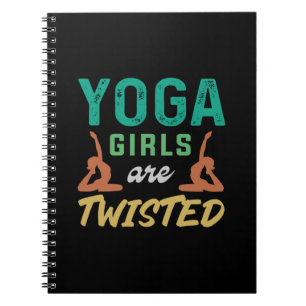 Caderno Espiral Yoga Lover Raparigas Yoga São Torcidas