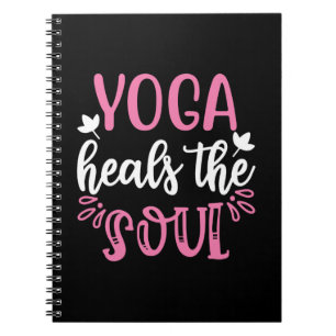 Caderno Espiral Yoga Lover   Yoga Cura a alma