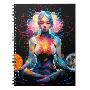Caderno Espiral Yoga, Meditação, Chakra