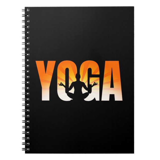 Caderno Espiral Yoga Sunshine (Frente)
