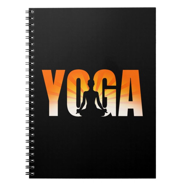 Caderno Espiral Yoga Sunshine (Frente)