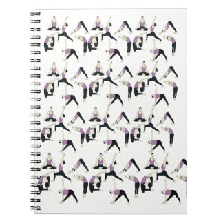 Caderno Espiral Yogaposen Notizbuch – für Ideen in Bewegung