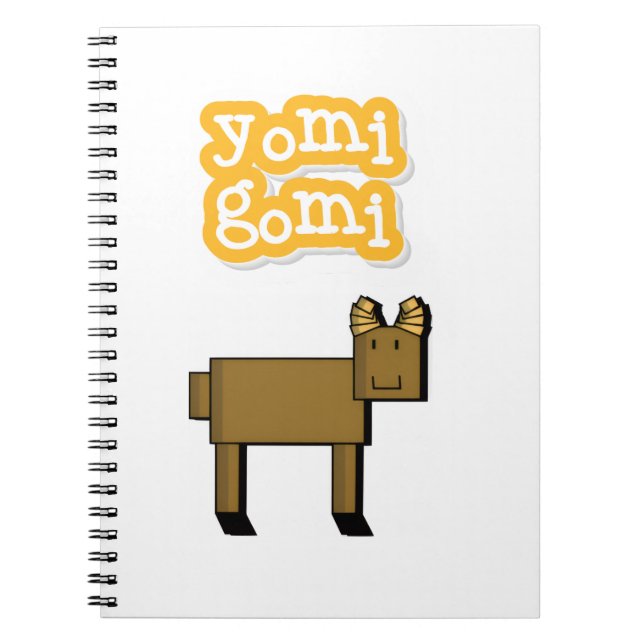 Caderno Espiral yomigomi + Notebook Sr. Goat (Frente)