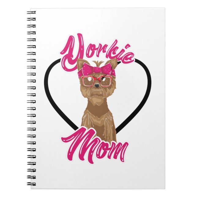 Caderno Espiral Yorki Mãe (Frente)
