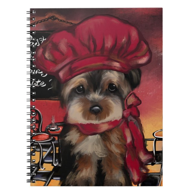 CADERNO ESPIRAL YORKIE POO  (Frente)