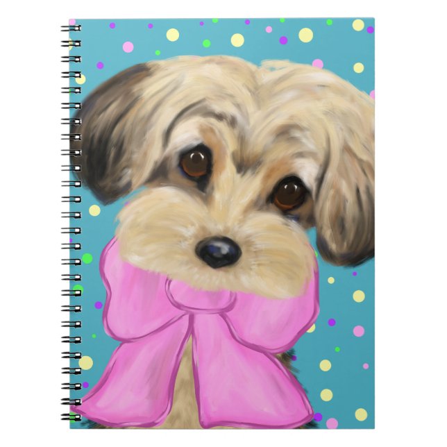 Caderno Espiral Yorkie Poo (Frente)