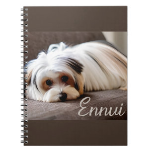 Caderno Espiral Yorkie, Yorkshire Terrier, passando por Ennui