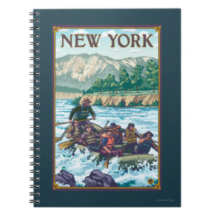 Caderno Espiral YorkRiver novo que transporta a cena