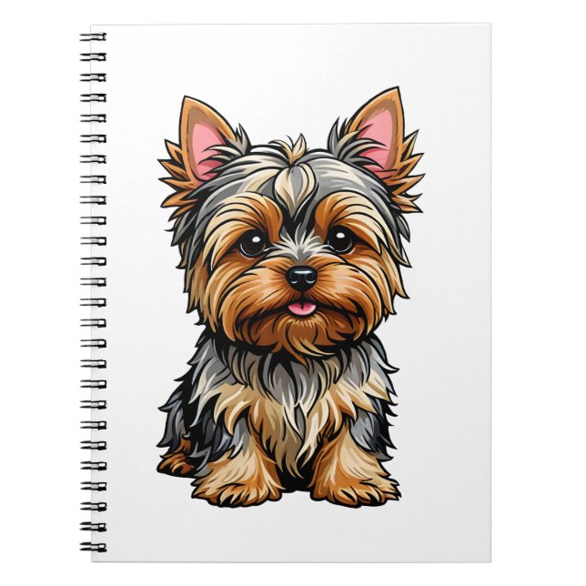 Caderno Espiral Yorkshire Terrier (Frente)