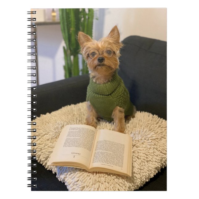 Caderno Espiral Yorkshire Terrier Dog (Frente)