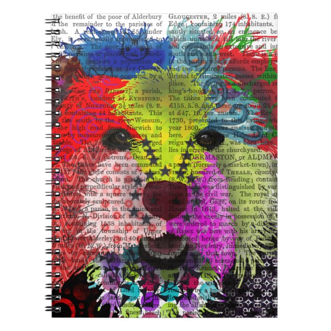Caderno Espiral Yorkshire Terrier - Patchwork (Frente)
