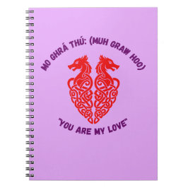 Caderno Espiral You Are My Love Spiral Journal