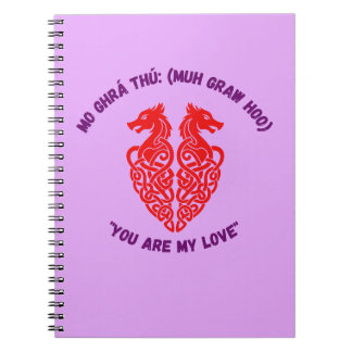 Caderno Espiral You Are My Love Spiral Journal