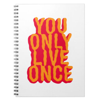 Caderno Espiral You only live once