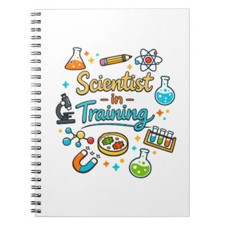 Caderno Espiral Young Scientist in Training Invitation